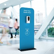 Durasan hand sanitiser station